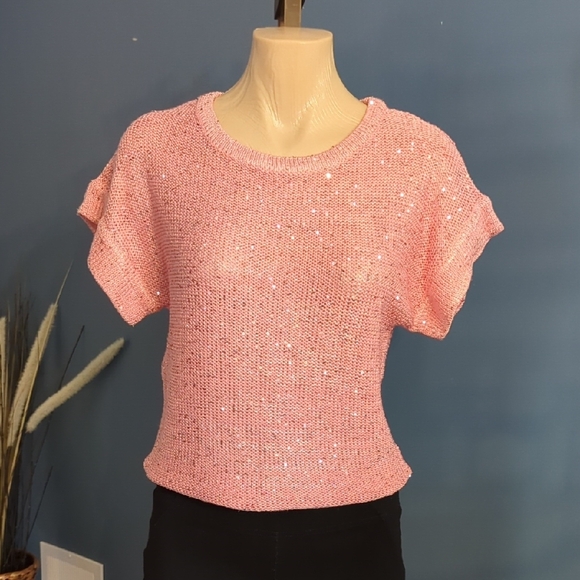 WD-NY Pink Knit Top - Picture 1 of 5